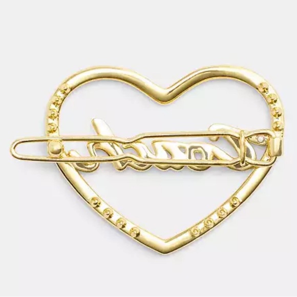 Coach Pavé Coach Script Barrette nwt in packaging - Picture 2 of 4